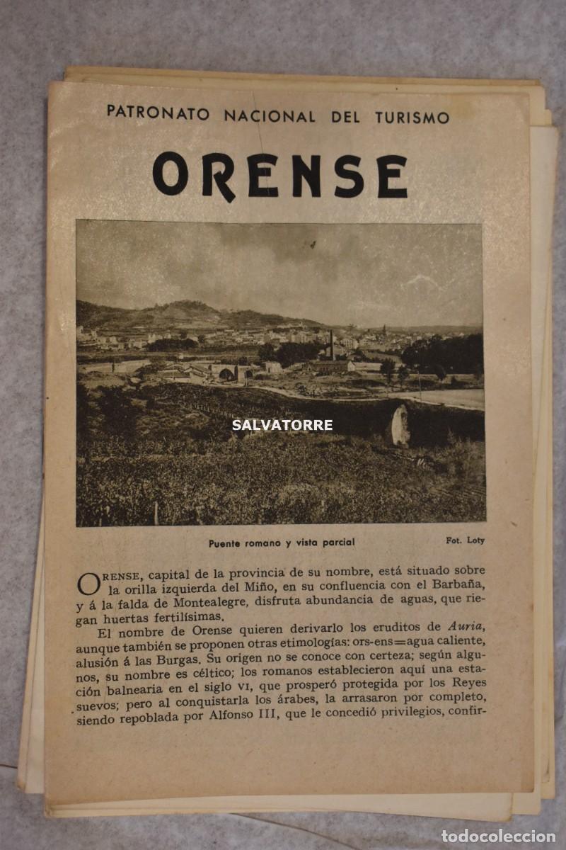 Tourismusbrosch&uuml;ren: PATRONATO NACIONAL TURISMO REPUBLICA ESPA&Ntilde;OLA ORENSE