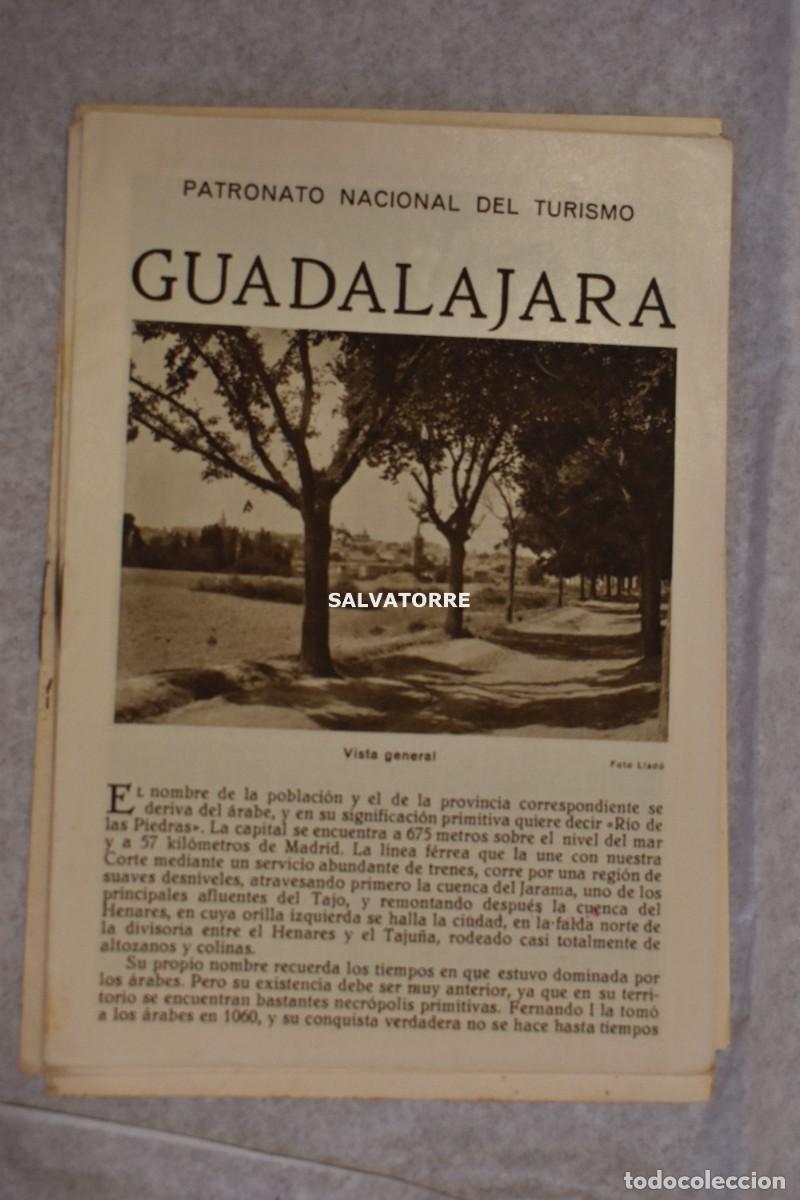 Folhetos de turismo: PATRONATO NACIONAL TURISMO REPUBLICA ESPA&Ntilde;OLA GUADALAJARA