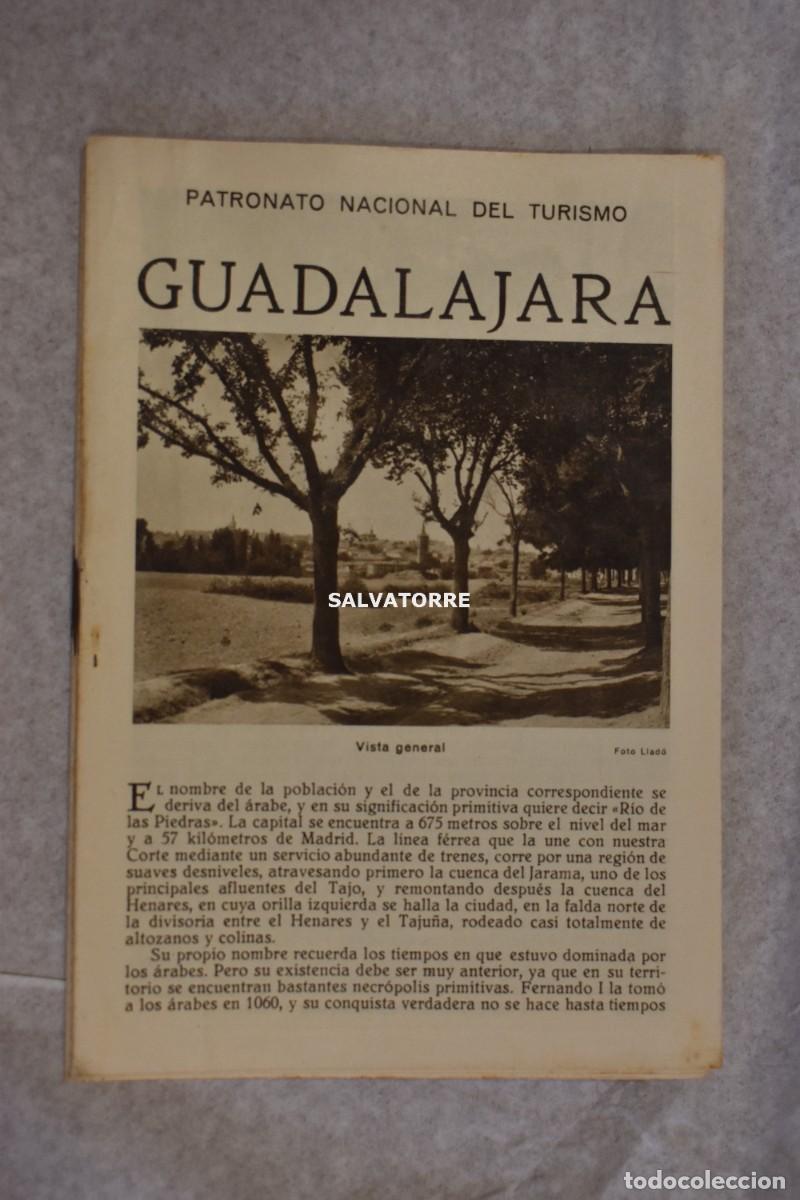 Folhetos de turismo: PATRONATO NACIONAL TURISMO REPUBLICA ESPA&Ntilde;OLA GUADALAJARA