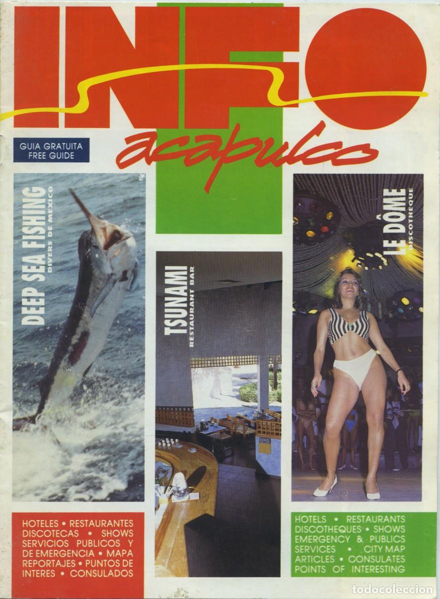 Folhetos de turismo: INFO ACAPULCO. Gu&iacute;a gratuita. Pp. 14
