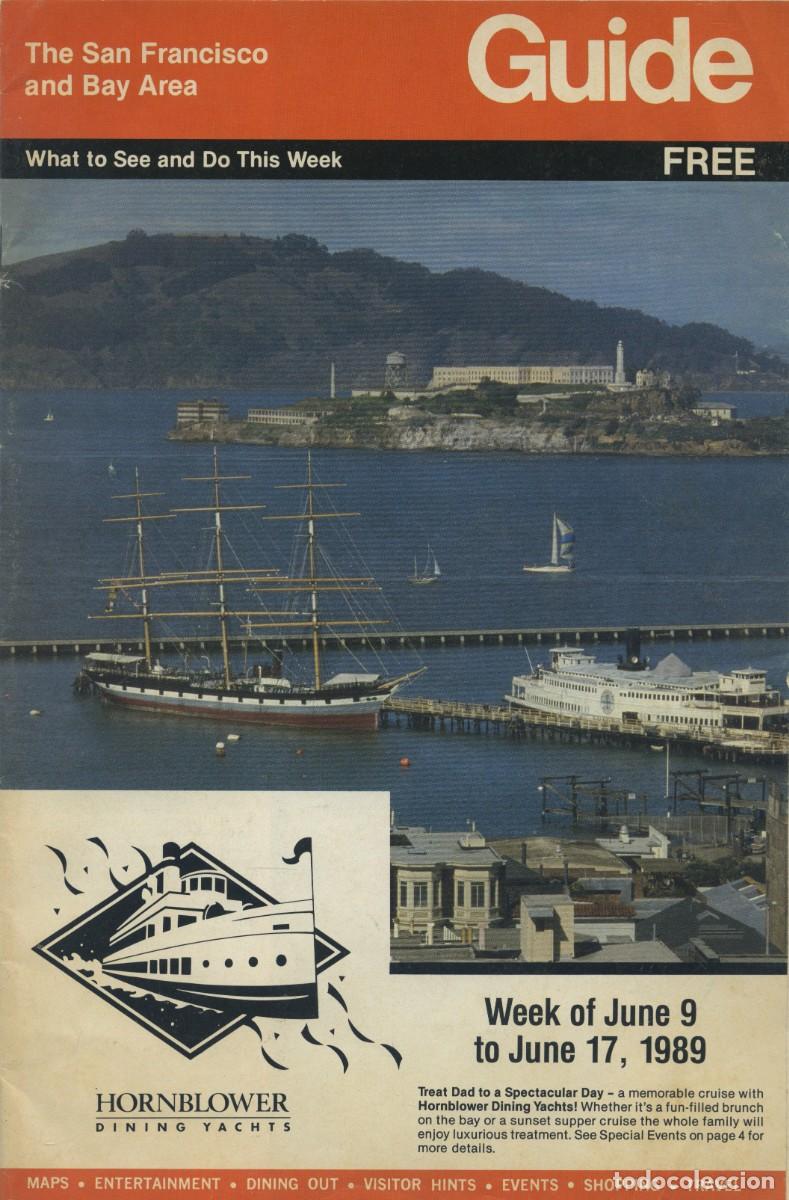 Folhetos de turismo: Guide the San Francisco and Bay Areia. Week of June 9 to June 17, 1989. Pp. 31