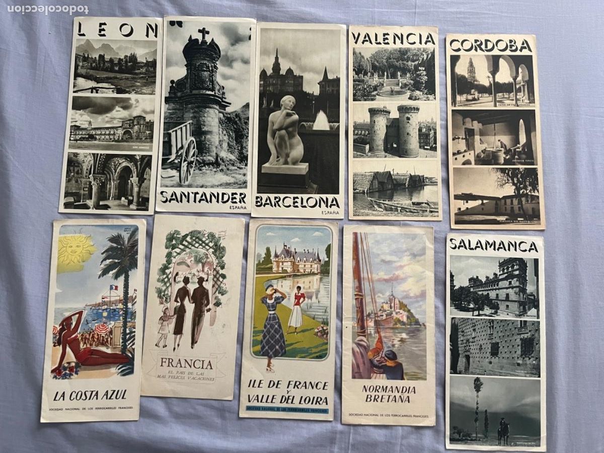 Tourismusbrosch&uuml;ren: Lote 16 folletos tur&iacute;sticos Valencia Tortosa Maestrazgo Francia