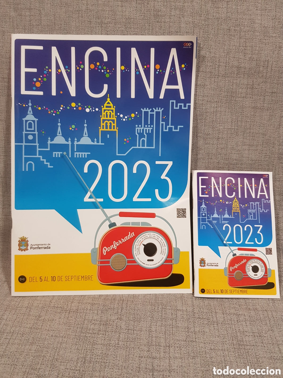 Tourismusbrosch&uuml;ren: Revista y Programa Bolsillo Fiestas Patronales La Encina 2023 Ponferrada El Bierzo