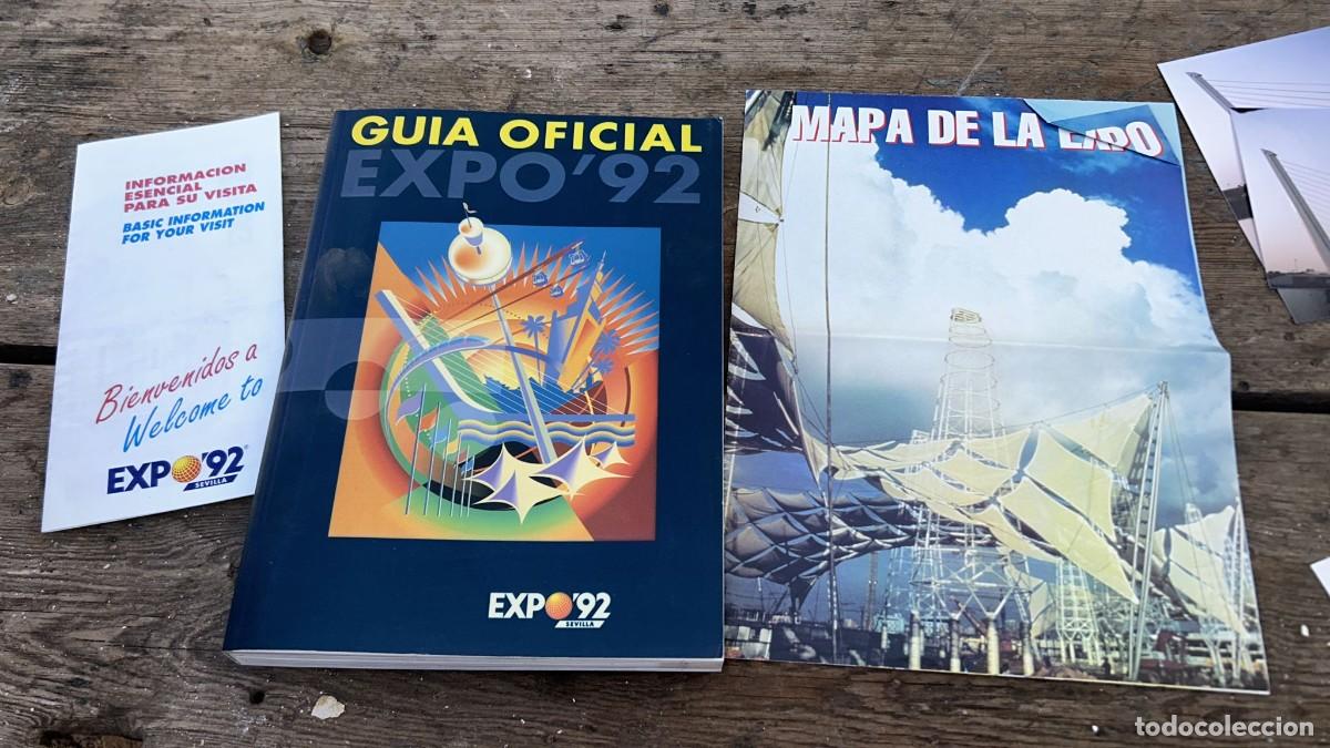 Tourismusbrosch&uuml;ren: GUIA ANTIGUA Y MAPA DE LA EXPOSICION INTERNACIONAL DE SEVILLA 1992