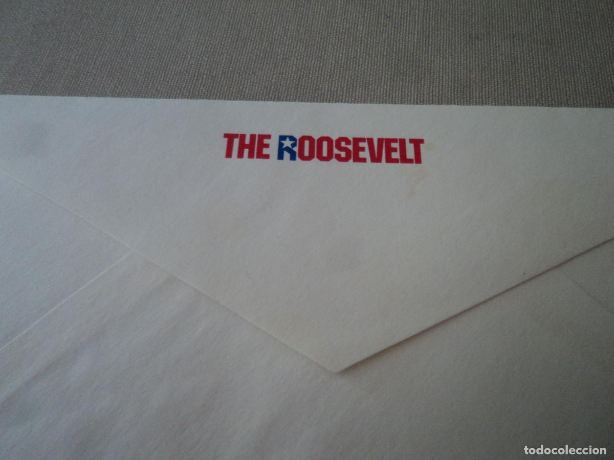 Tourismusbrosch&uuml;ren: sobre vacio de hotel the roosevelt, new york