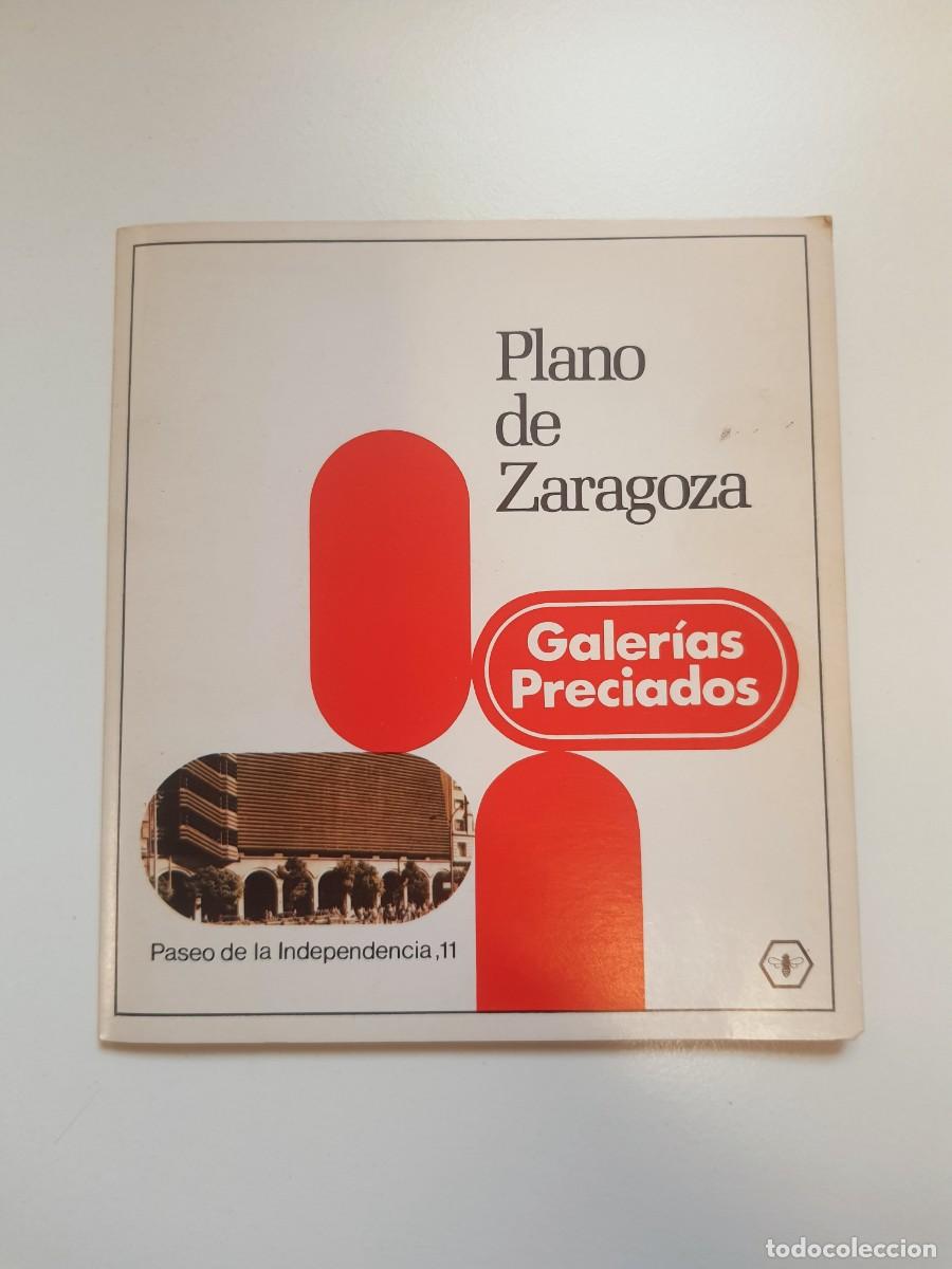 Folhetos de turismo: GALERIAS PRECIADOS. RUMASA. PLANO DE ZARAGOZA