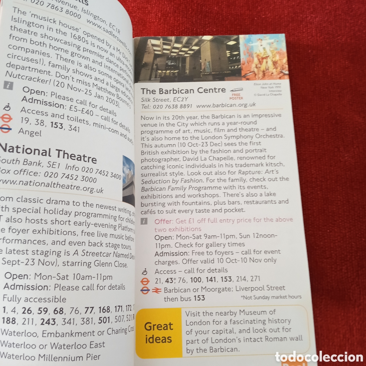Folletos de turismo: Real arts guide for londonerd - Foto 3