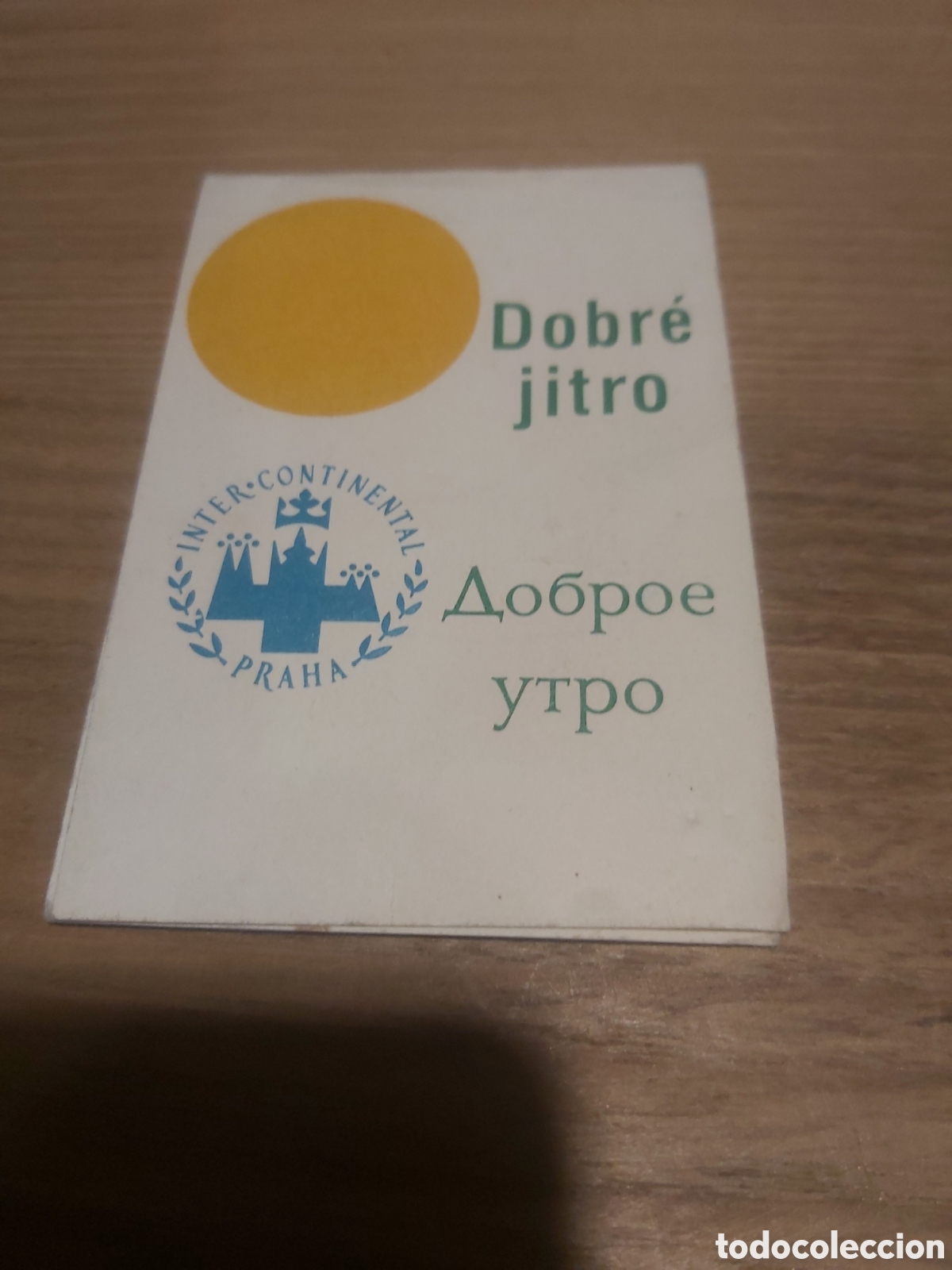 Brochures de tourisme: InterContinental phaha Checoslovaquia impreso