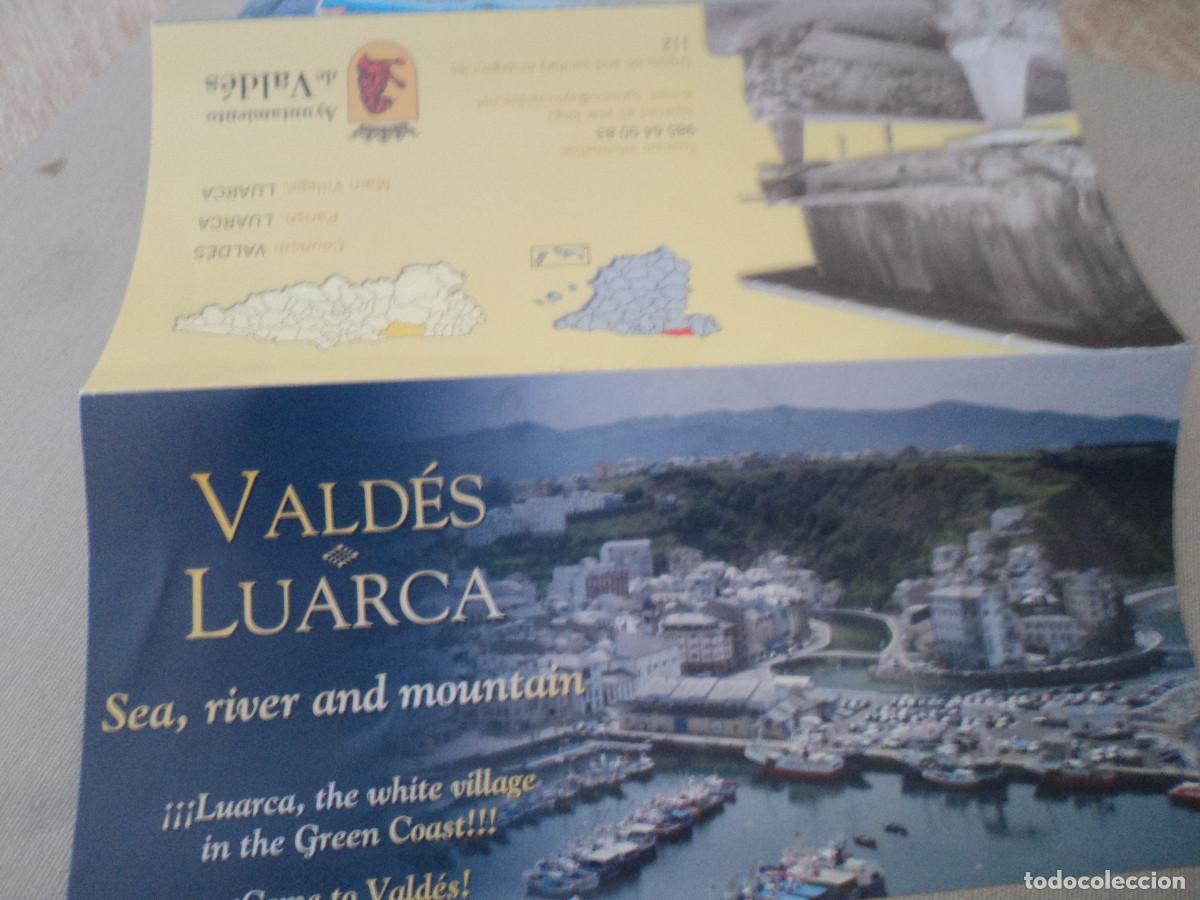 Tourismusbrosch&uuml;ren: triptico de valdes - luarca, 21 x 10 cm