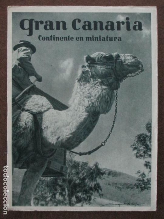 Tourismusbrosch&uuml;ren: LIBRO TURISMO GRAN CANARIA CONTINENTE EN MINIATURA AUGUSTO