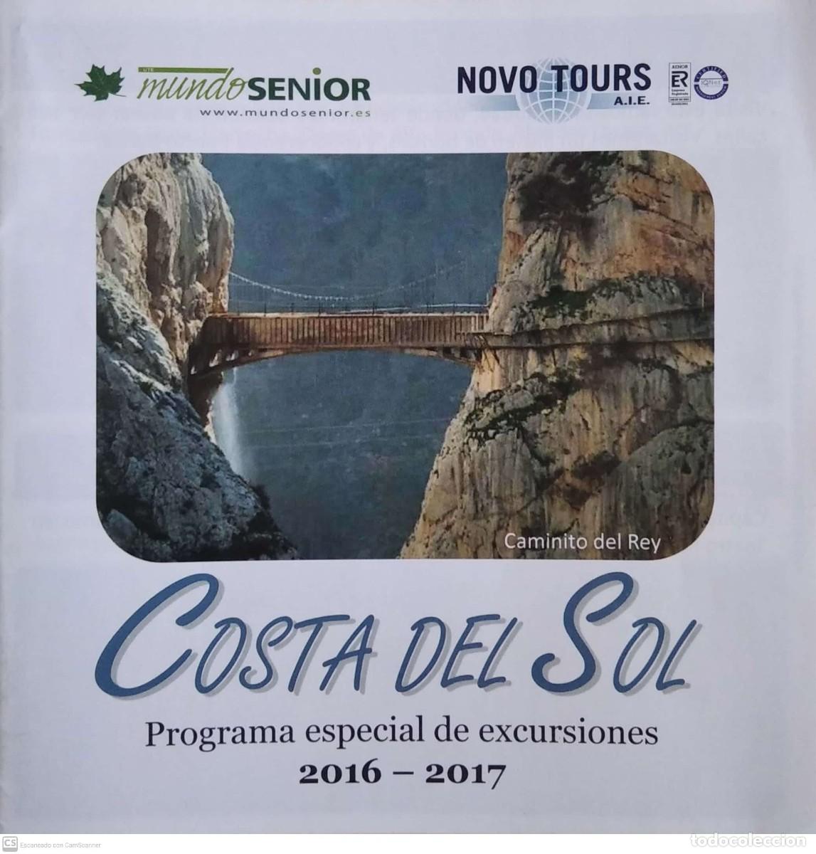 Tourismusbrosch&uuml;ren: Costa del Sol. Programa especial de excursiones 2016-2017.