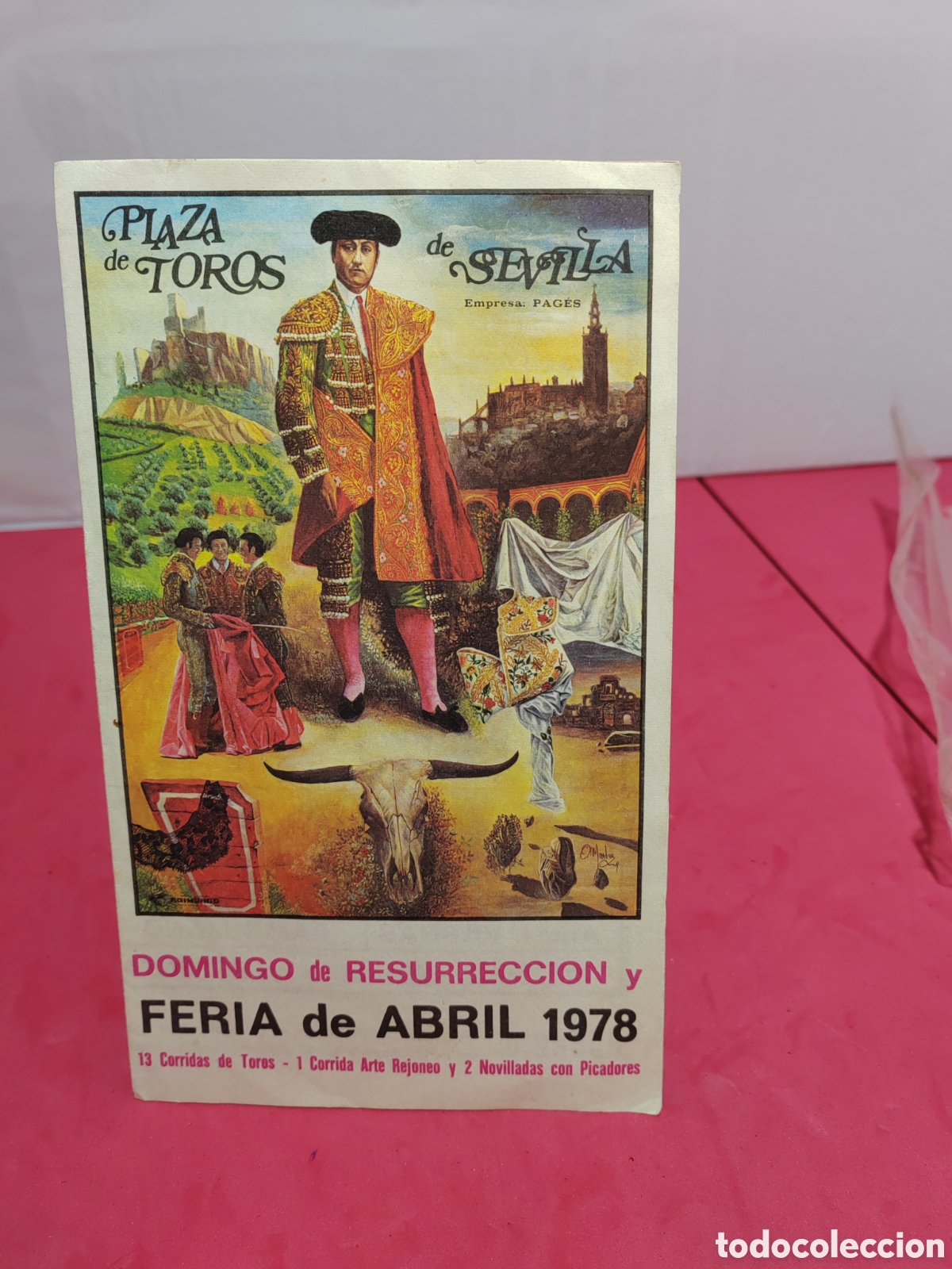 Tourismusbrosch&uuml;ren: Feria de abril 1978 plaza de toros.