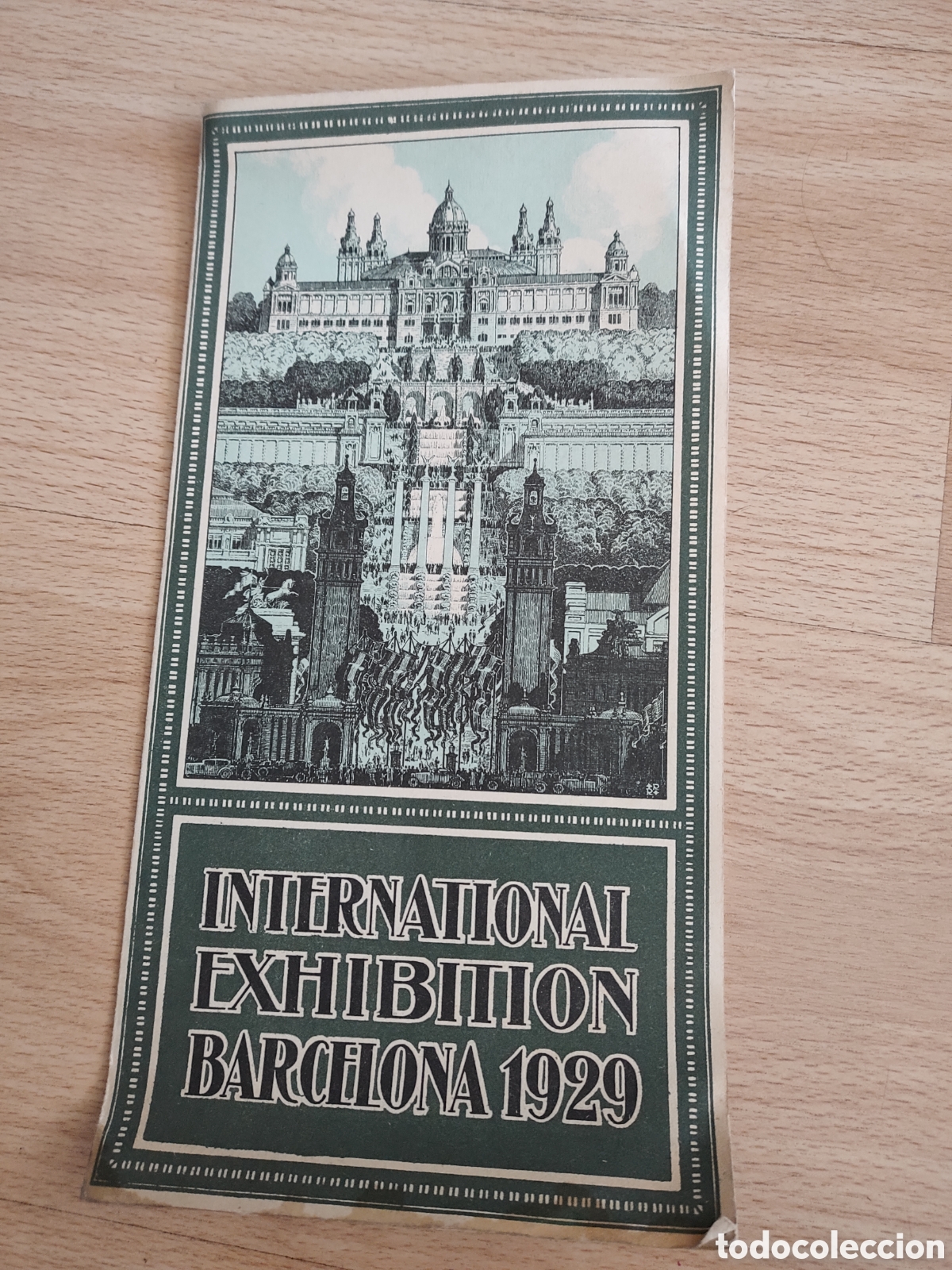 Folletos de turismo: triptico exposici&oacute;n internacional barcelona 1929