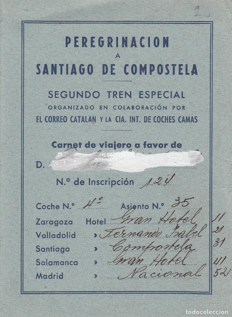 Tourismusbrosch&uuml;ren: FOLLETO PEREGRINACI&Oacute;N A SANTIAGO DE COMPOSTELA DESDE BARCELONA