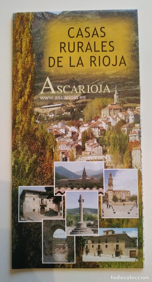 Brochures de tourisme: FOLLETO TURISTICO DESPLEGABLE CASAS RURALES DE LA RIOJA