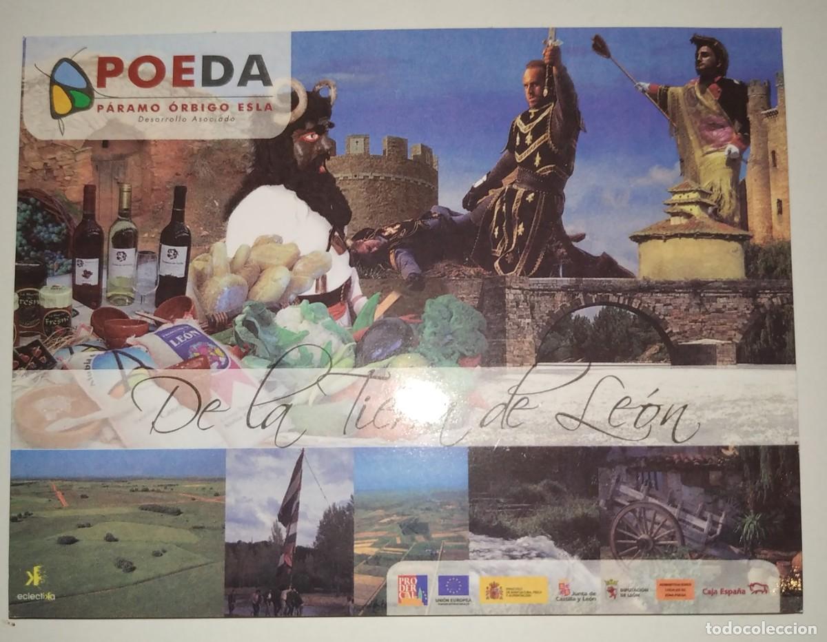 Brochures de tourisme: FOLLETOS TURISTICOS DESPLEGABLES PARAMO ORBIGO ESLA Y CUEVA VALPORQUERO LEON