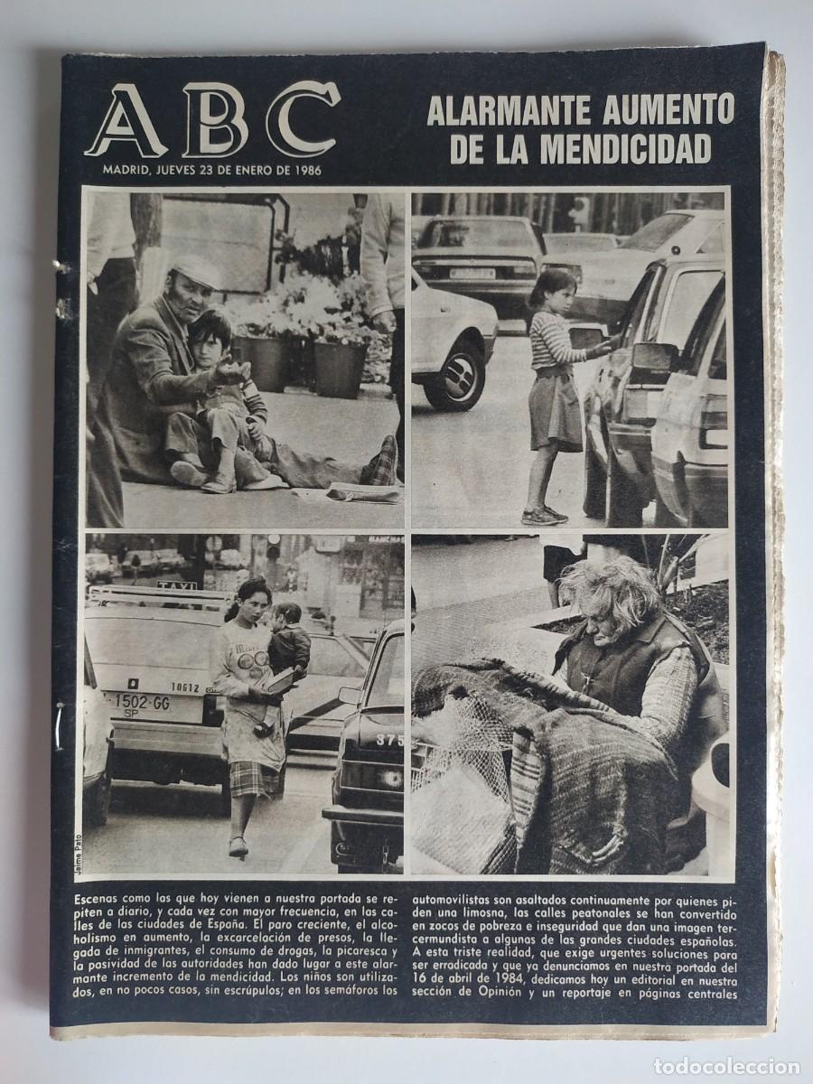 Folletos de turismo: ANTIGUO PERIODICO ABC 1986 : VOLVO 740 TURBO - MANDECIDAD EN MADRID
