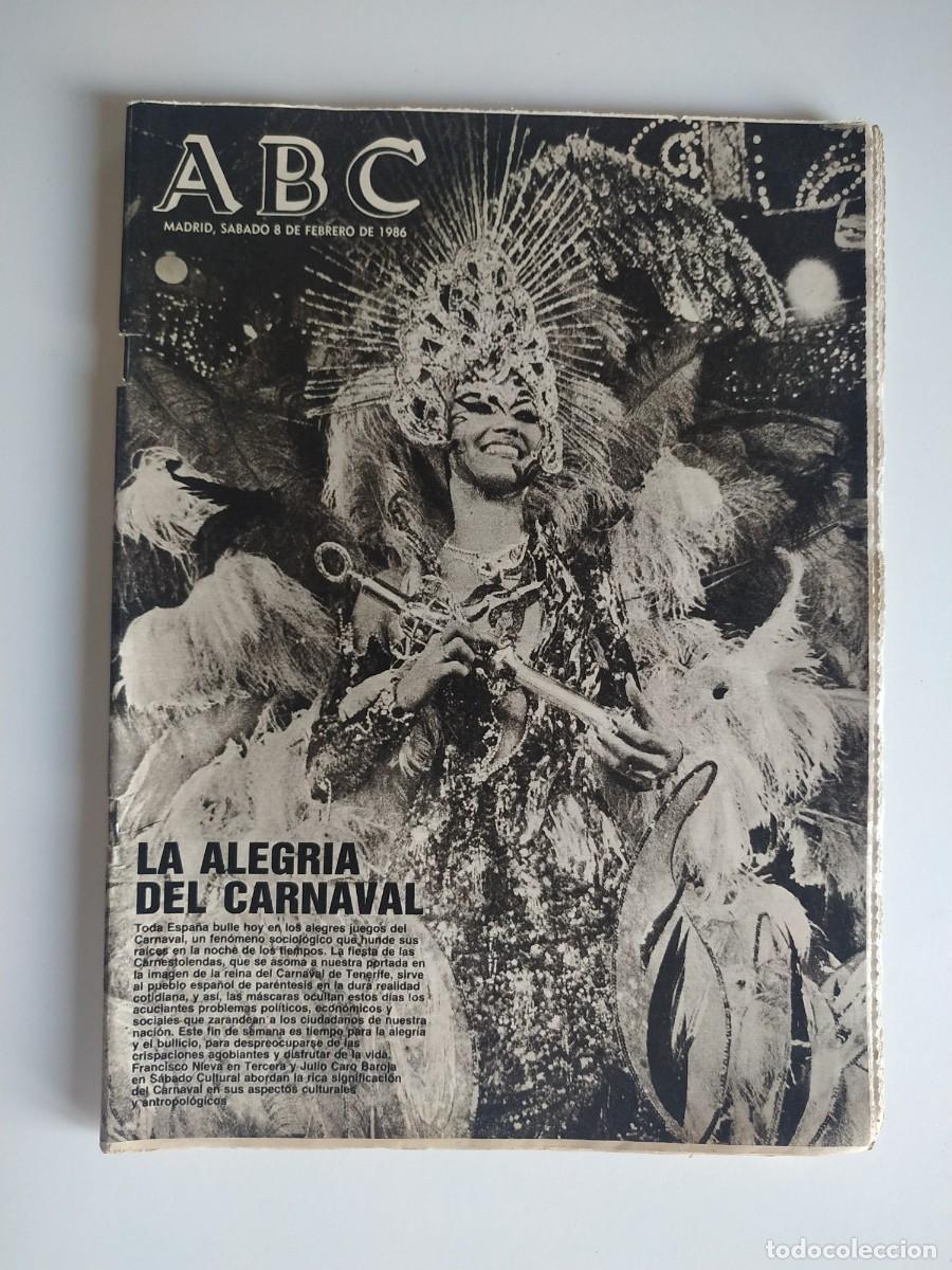 Folletos de turismo: ANTIGUO PERIODICO ABC 1986 : FORD SIERRA - CARNAVALES