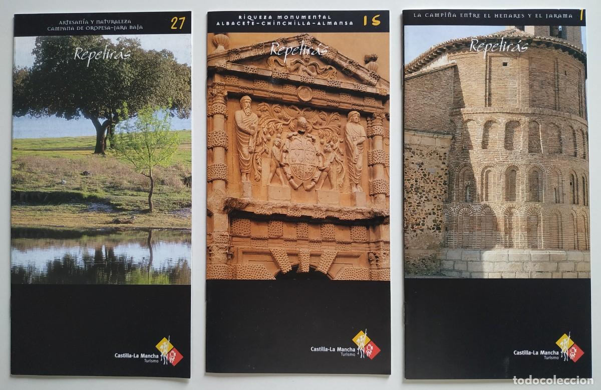 Brochures de tourisme: FOLLETOS TURISTICOS CASTILLA LA MANCHA - CHINCHILLA - OROPESA - ALMANSA - JARA BAJA