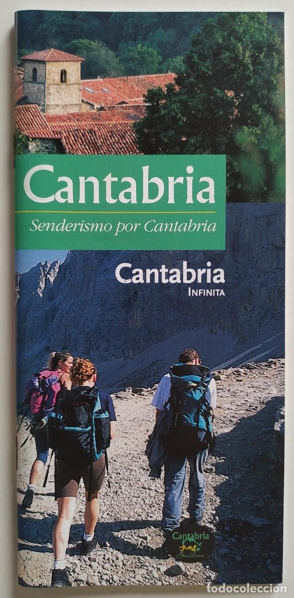 Folhetos de turismo: FOLLETOS TURISTICOS DE SENDERISMO POR CANTABRIA, RUTAS A PIE Y TURISMO NAUTICO CANTABRIA