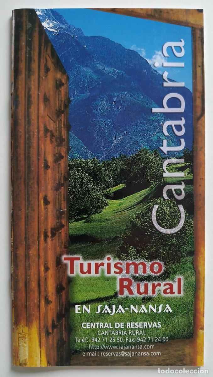 Folhetos de turismo: FOLLETOS TURISTICOS DE TURISMO RURAL EN SAJA-NANSA Y DEL VALLE IGU&Ntilde;A - ANIEVAS Y CIEZA - SANTANDER