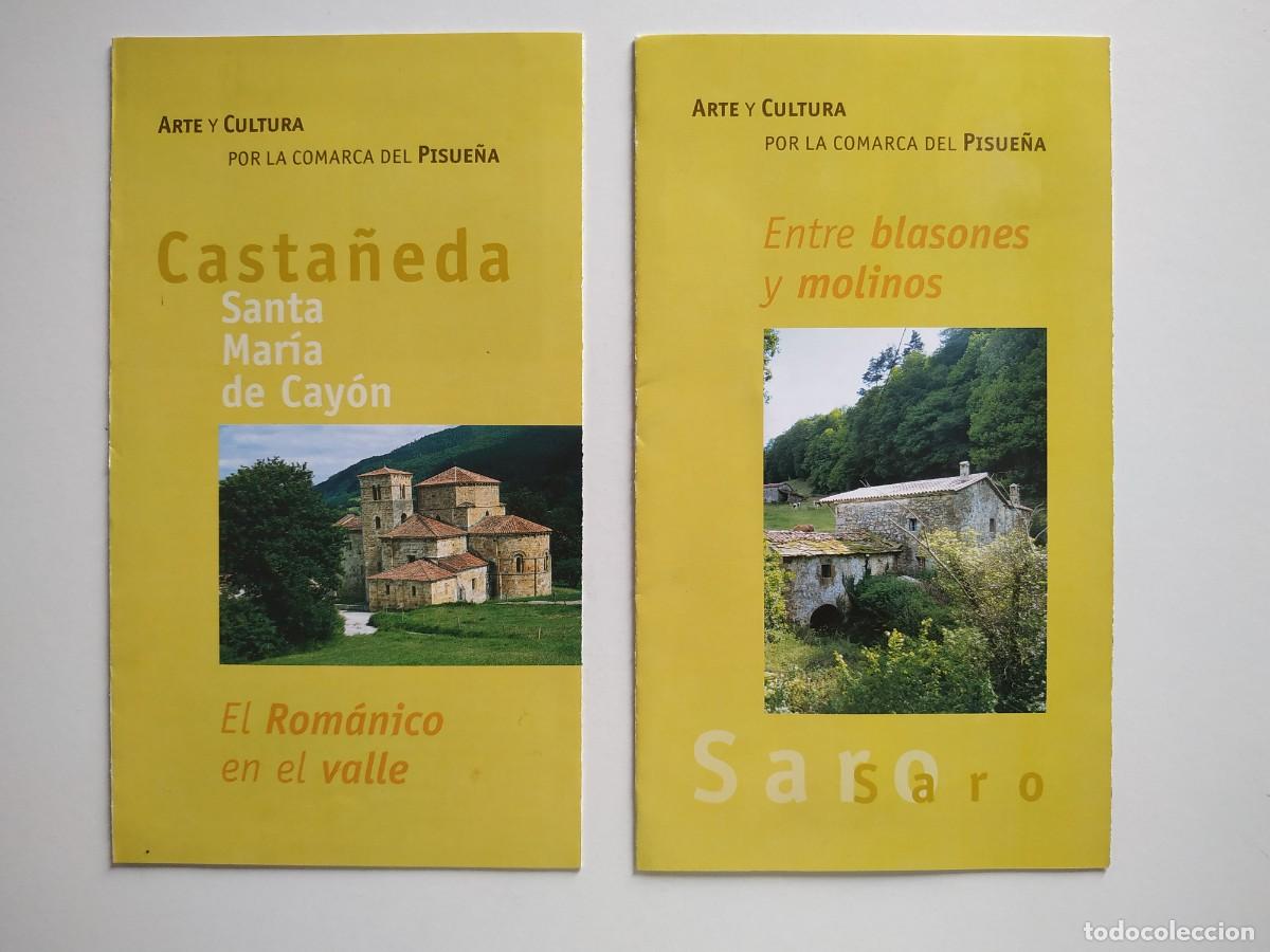 Folhetos de turismo: FOLLETOS TURISTICOS CASTA&Ntilde;EDA SANTA MARIA DE CAYON Y SARO - CANTABRIA