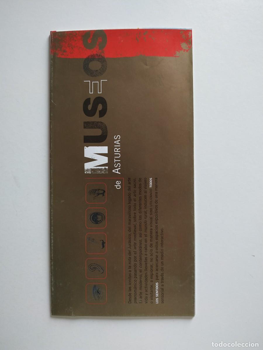 Travel Brochures: FOLLETO TURISTICO DESPLEGABLE MUSEOS DE ASTURIAS