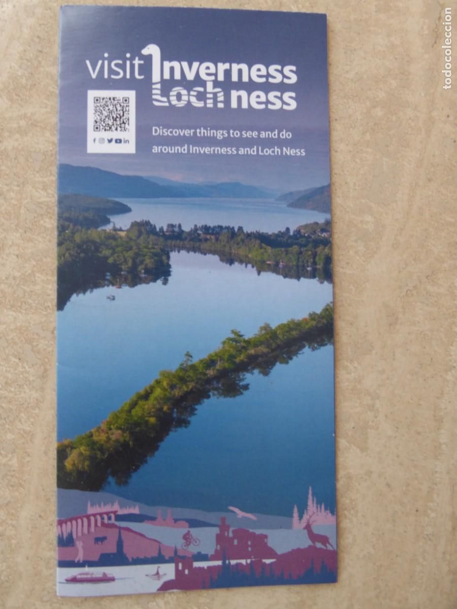 Travel Brochures: Inverness/Loch Ness. Folleto turismo.