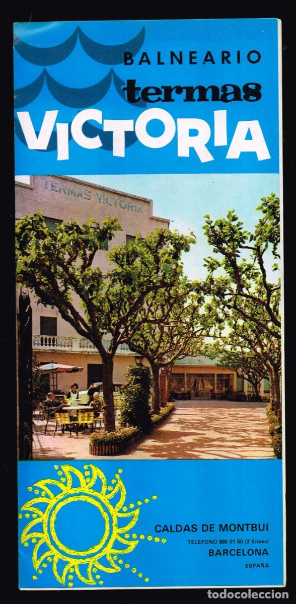 Travel Brochures: 1983/84 FOLLETO BALNEARIO TERMAS VICTORIA CALDES DE MONTBUI (BARCELONA) + TARIFA PRECIOS (2)