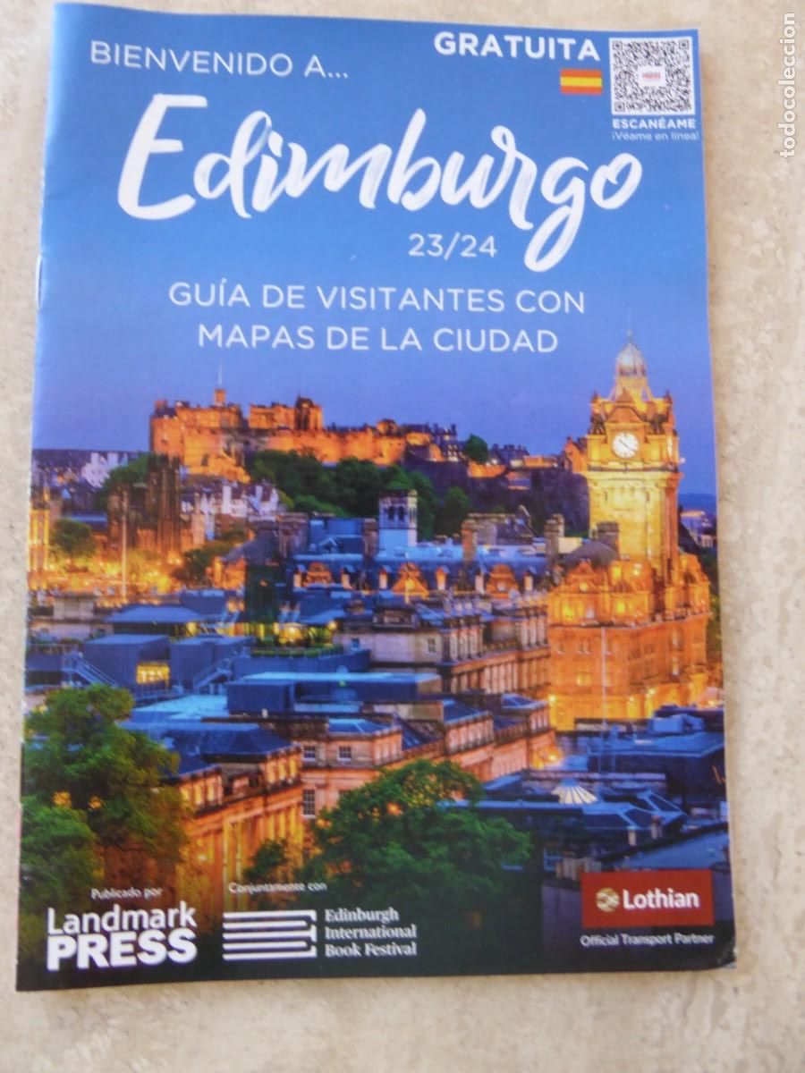 Travel Brochures: Edimburgo 23/24. Gu&iacute;a de visita y mapas de la ciudad (en espa&ntilde;ol).
