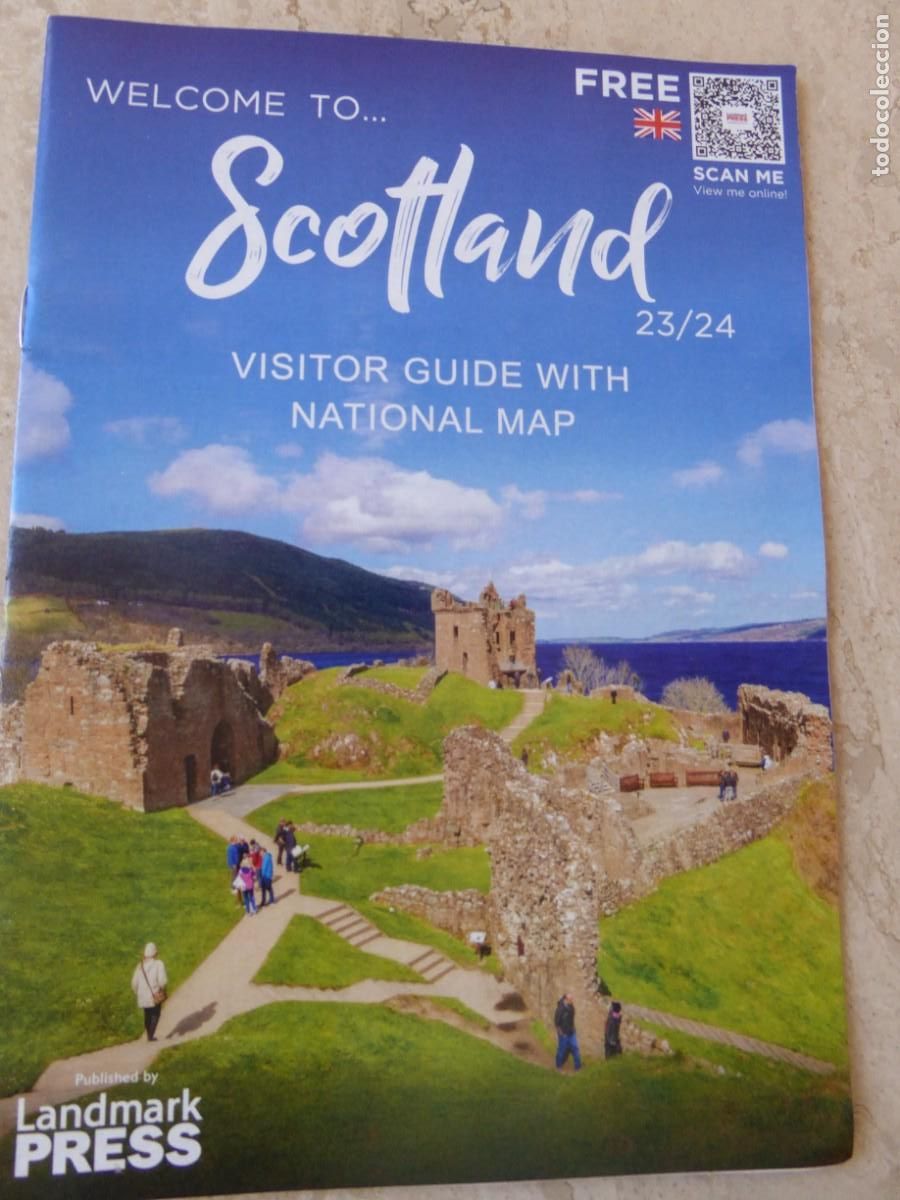 Travel Brochures: Escocia 23/24. Gu&iacute;a de visita y mapas del pa&iacute;s (en ingl&eacute;s).