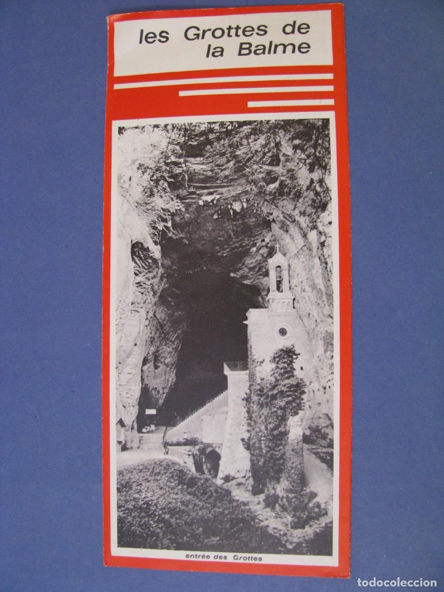 Travel Brochures: FOLLETO DE LAS CUEVAS DE LA BALME, LES GROTTES DE LA BALME, FRANCIA. A&Ntilde;OS 60.