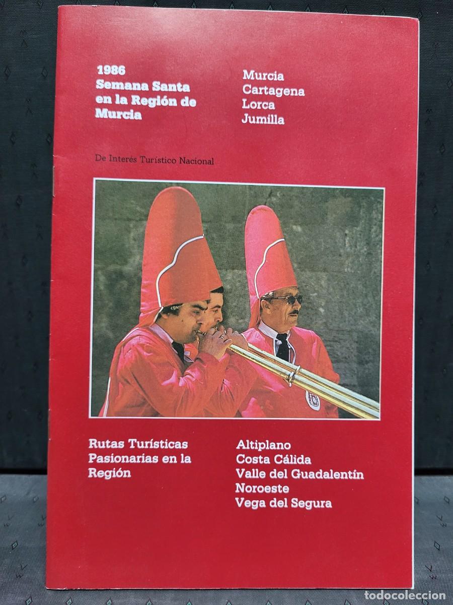 Tourismusbrosch&uuml;ren: FOLLETO TURISTICO SEMANA SANTA REGION DE MURCIA 1986