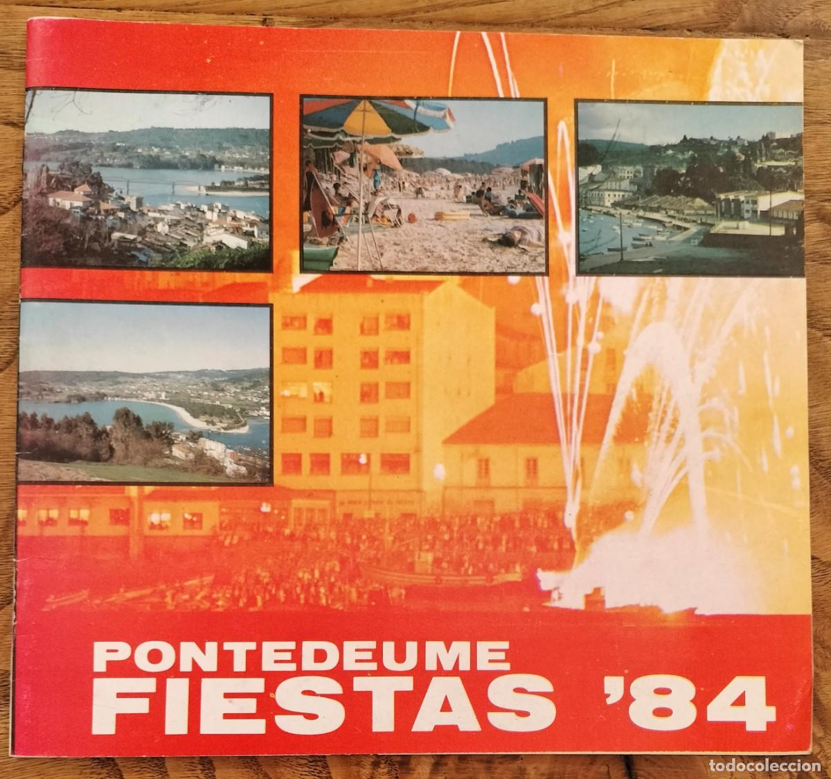 Tourismusbrosch&uuml;ren: Programa de Fiestas de - Pontedeume. A Coru&ntilde;a 1984 -