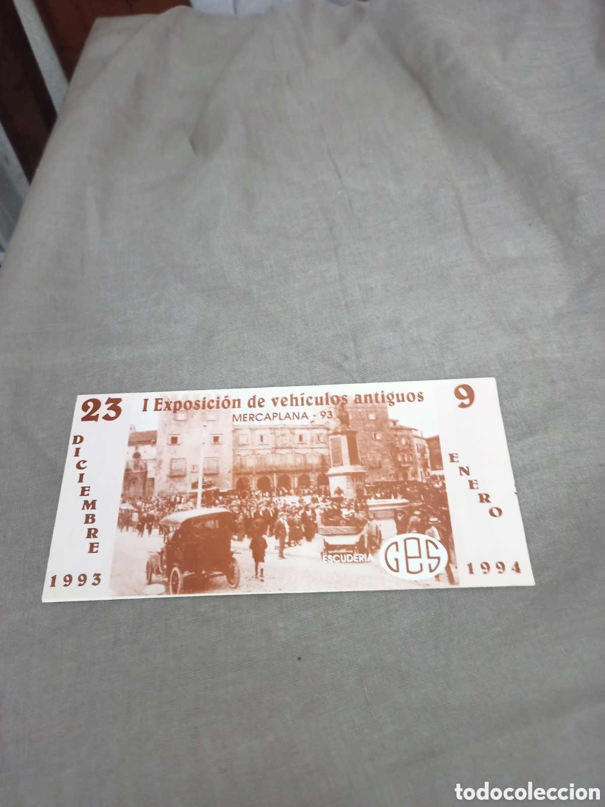 Travel Brochures: I Exposici&oacute;n de veh&iacute;culos antiguos Gij&oacute;n Asturias 1993 - 1994