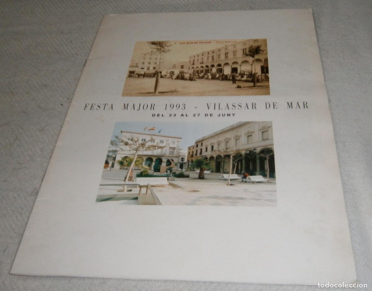 Tourismusbrosch&uuml;ren: Festa major 1993 Vilassar de mar