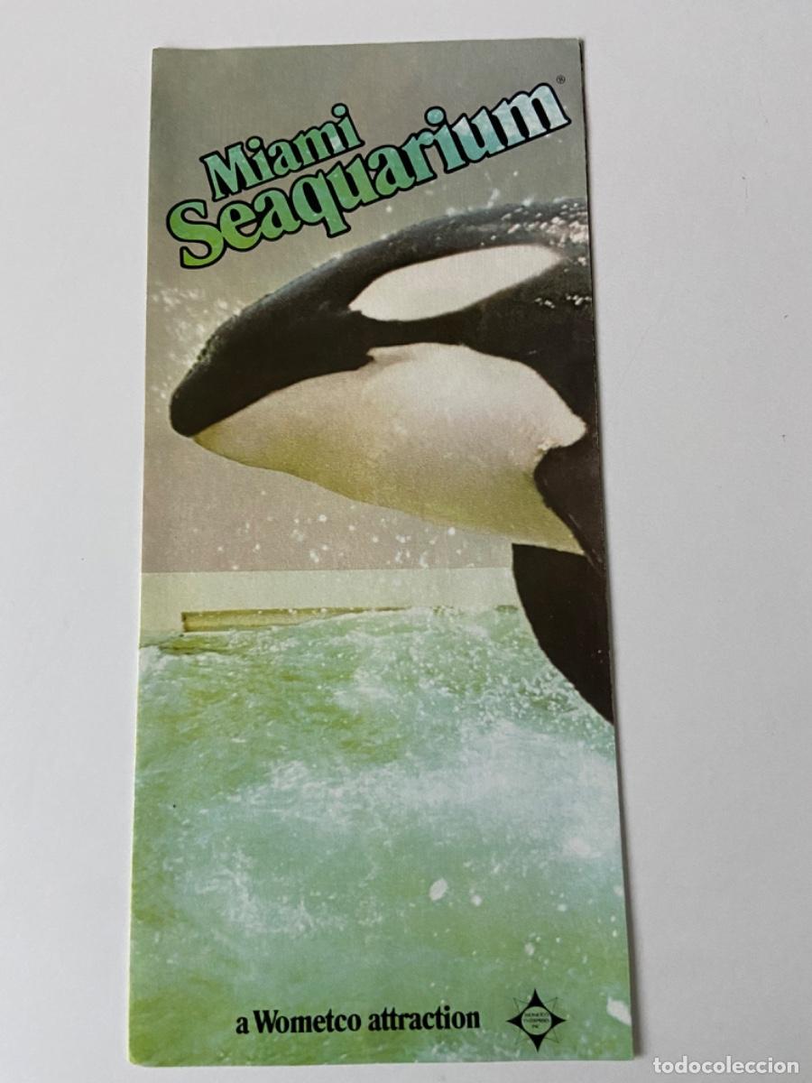 Travel Brochures: 171- Folleto informativo Miami Seaquarium. A&ntilde;os 70 Florida USA.