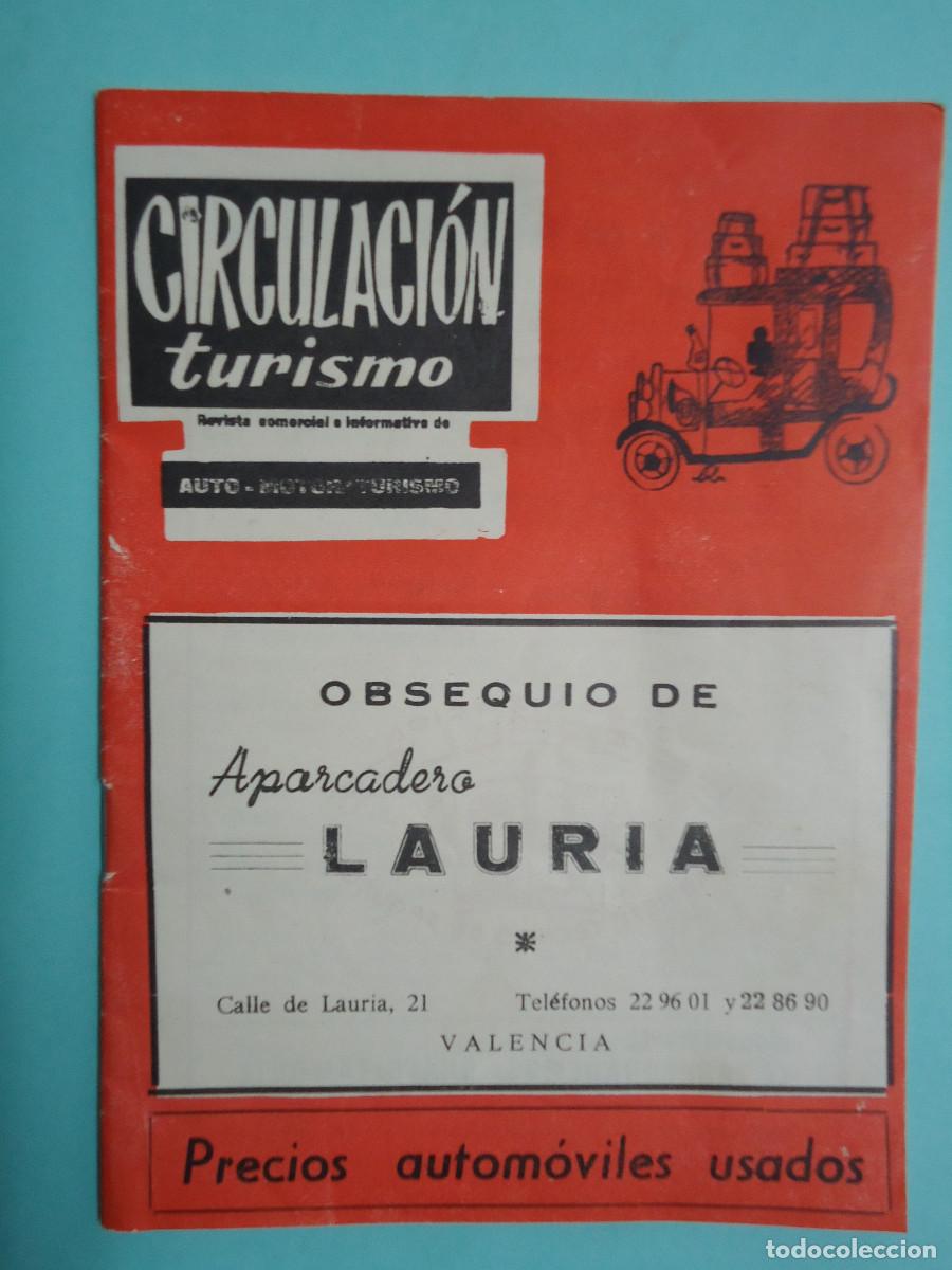 Travel Brochures: FOLLETO REVISTA CIRCULACION TURISMO. VALENCIA. A&Ntilde;O 1966. PP - 8