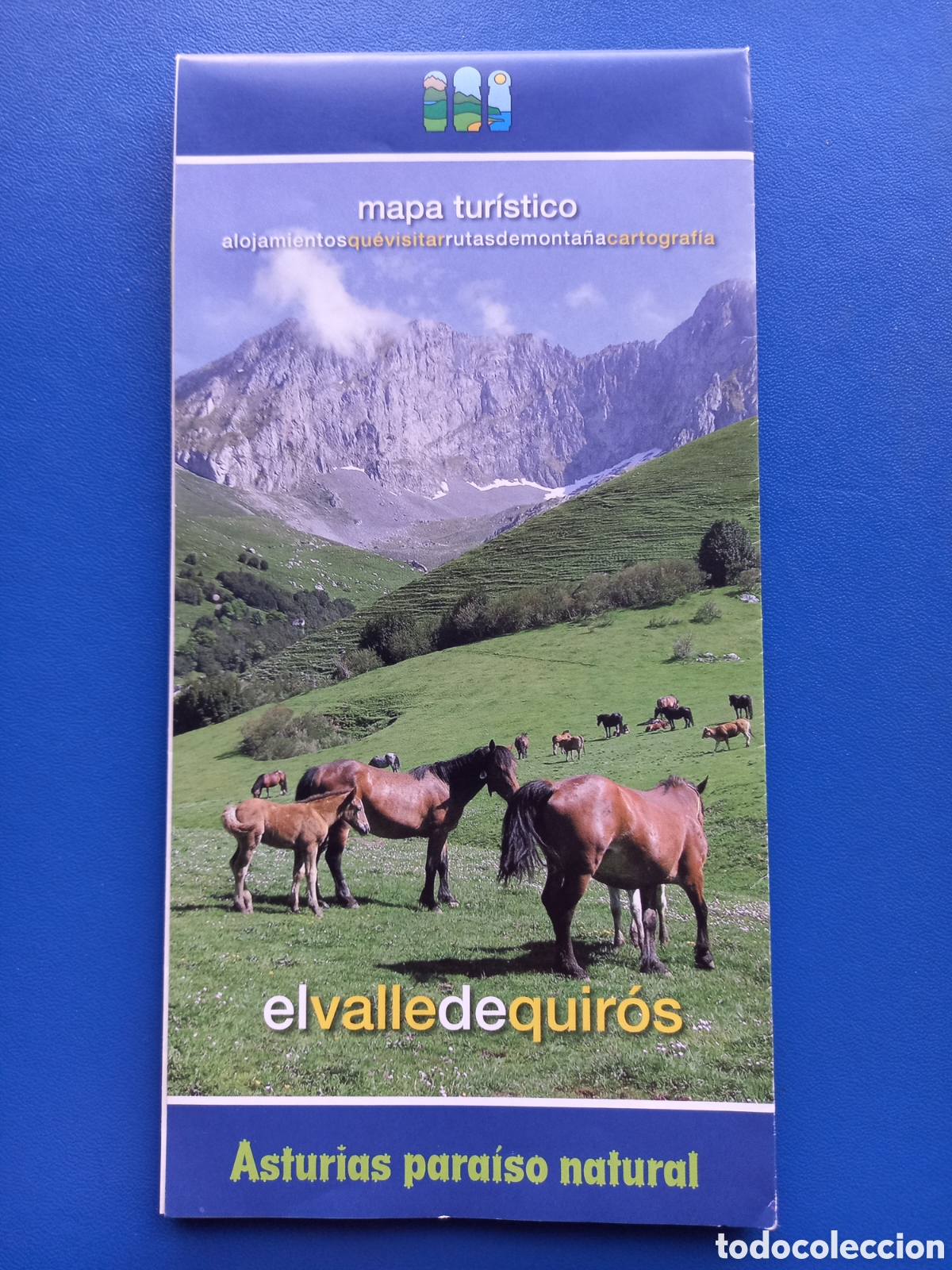 Folletos de turismo: MAPA TUR&Iacute;STICO - EL VALLE DE QUIR&Oacute;S. ASTURIAS PARA&Iacute;SO NATURAL