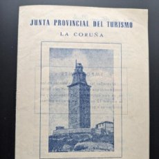 Folletos de turismo: 1963 - LA CORUÑA - EXCURSIONES POR GALICIA - FOLLETO JUNTA PROVINCIAL DEL TURISMO
