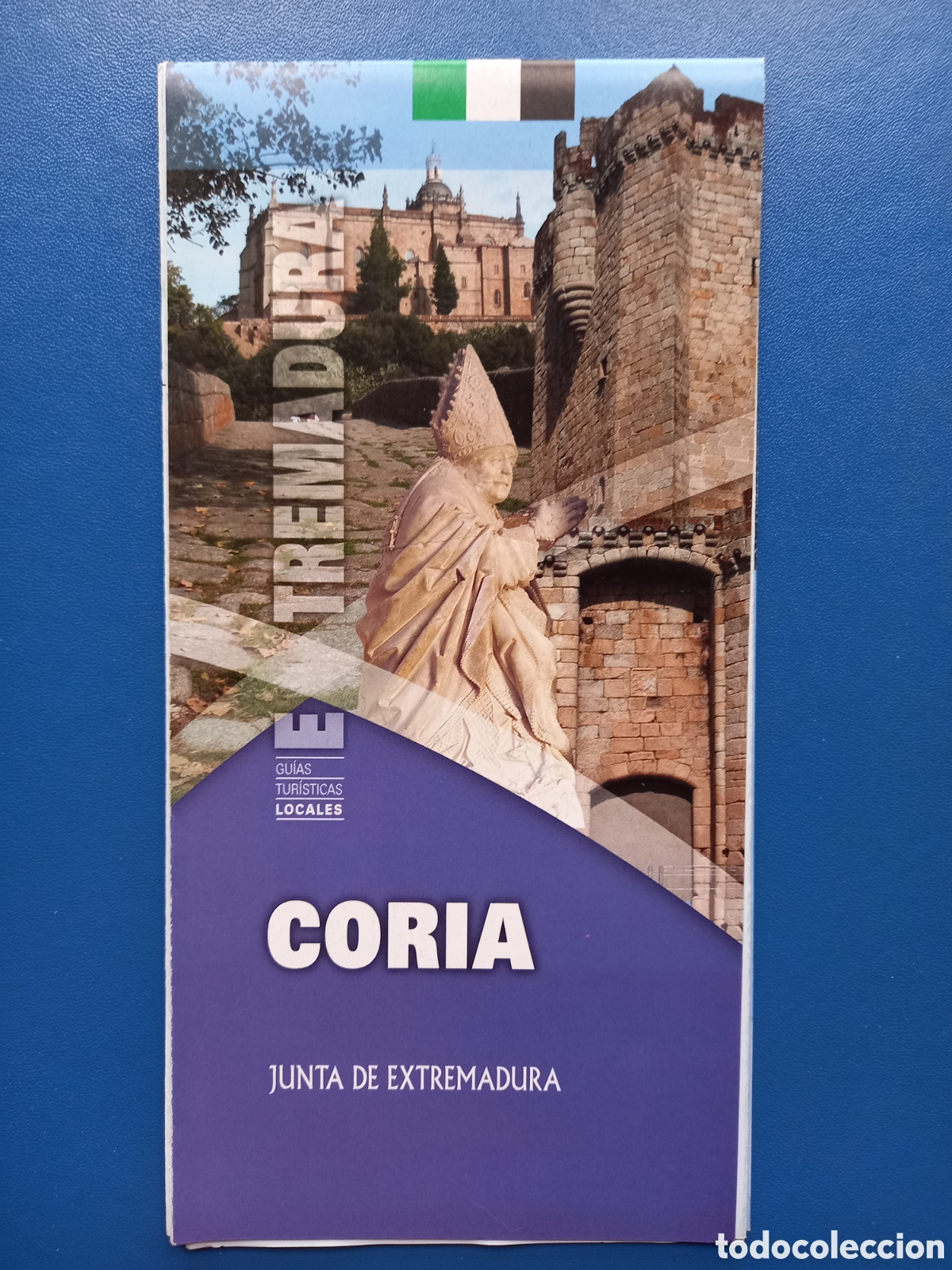 Folletos de turismo: FOLLETO TUR&Iacute;STICO - MAPA CORIA, JUNTA DE EXTREMADURA