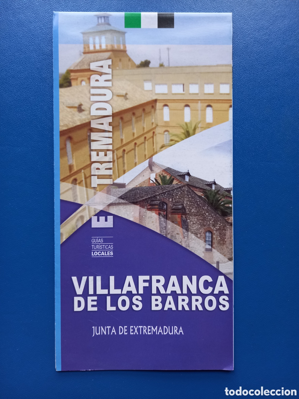 Folletos de turismo: FOLLETO TUR&Iacute;STICO - MAPA VILLAFRANCA DE LOS BARROS, JUNTA DE EXTREMADURA