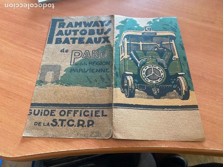Travel Brochures: TRAMWAYS AUTOBUS BATEAUX PARIS (COIB227)
