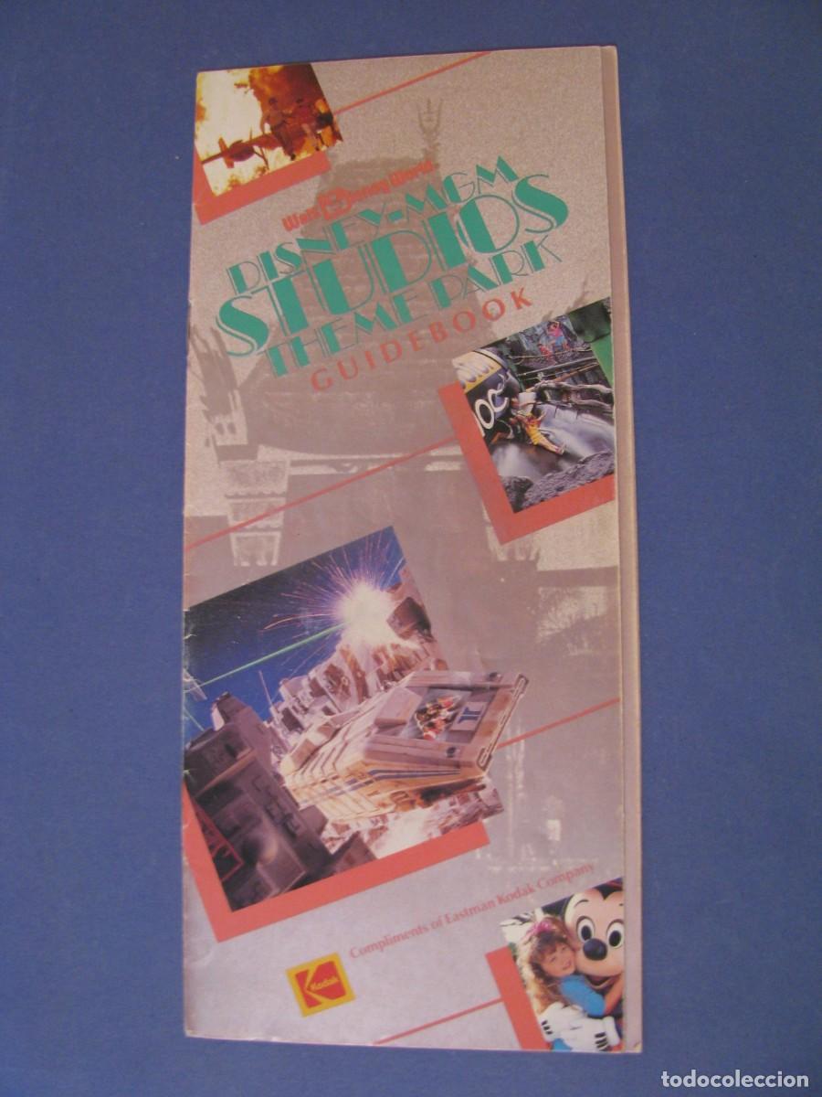 Brochures de tourisme: FOLLETO DE WORLD DISNEY WORLD. DISNEY-MGM STUDIOS THEME PARK GUIDE BOOK. 1991.