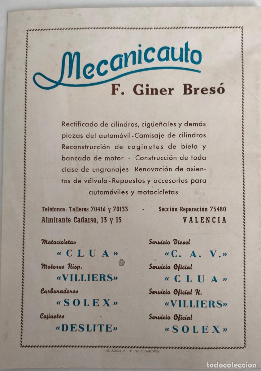 Folletos de turismo: VALENCIA FALLA DEL VI LLIBRET DE LA FALLA 1955 - Foto 5