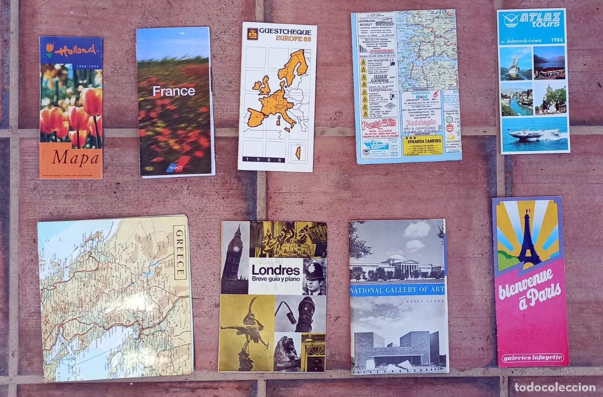 Brochures de tourisme: Folletos tur&iacute;sticos pa&iacute;ses europeos: Francia, Gran Breta&ntilde;a, Grecia, Holanda, Noruega y Croacia