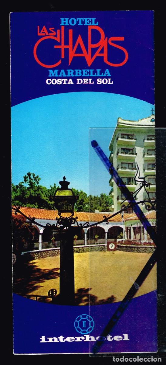Brochures de tourisme: FOLLETO HOTEL &rdquo;LAS CHAPAS&rdquo; &rdquo;MARBELLA&rdquo; COSTA DEL SOL - FOTOS DE HOTELES INTERHOTEL
