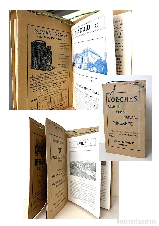 Travel Brochures: Guia Mateu: Madrid. Avila. Segovia. La Granja. c 1920 (Gu&iacute;a tipo acorde&oacute;n con folletos intercalados