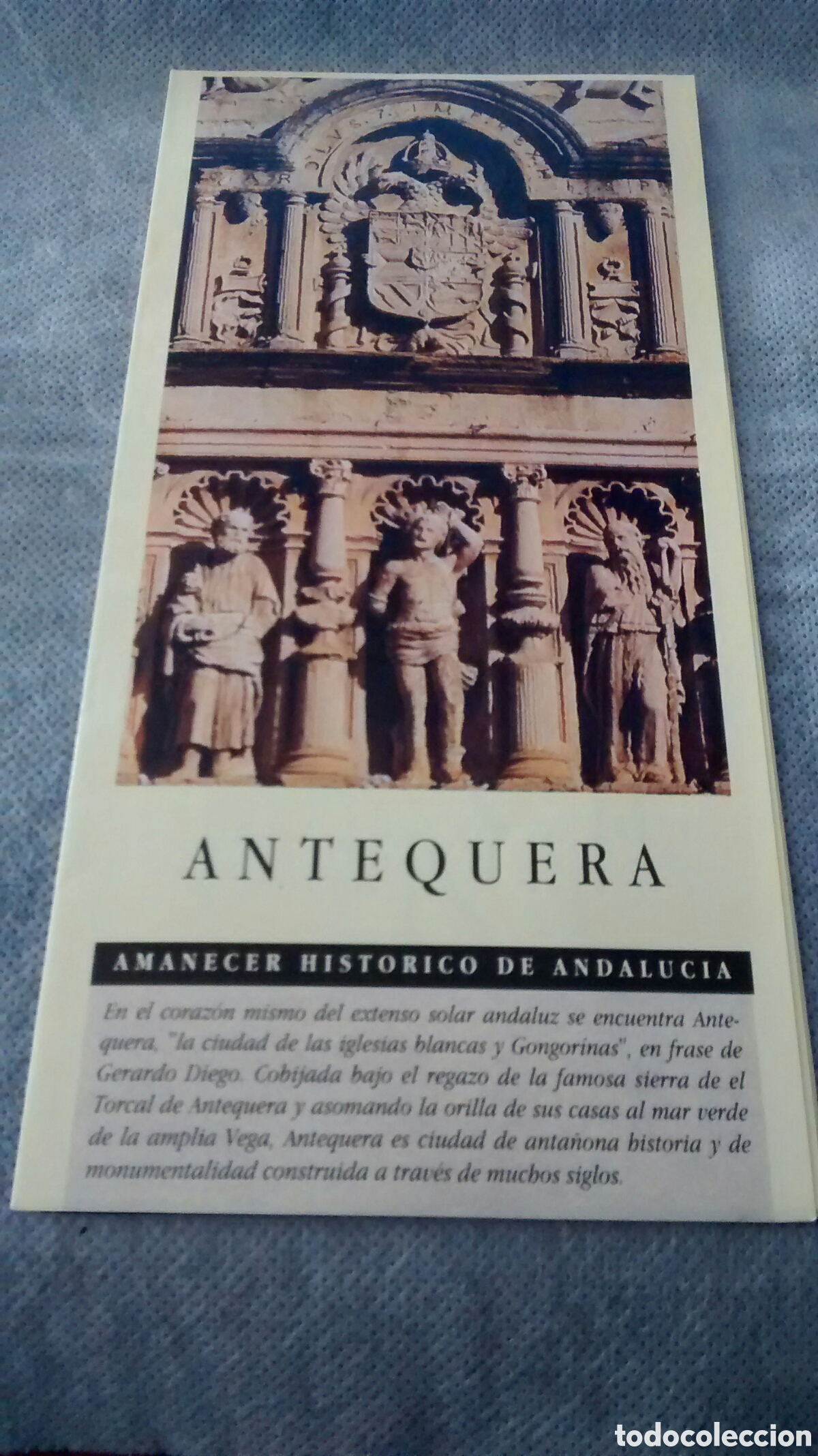 Folletos de turismo: FOLLETO-PLANO DE ANTEQUERA