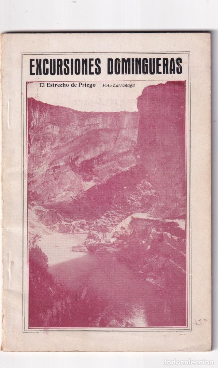 Folletos de turismo: Excursiones domingueras. Turismo dominguero por tierras de Cuenca. 47 p&aacute;ginas.